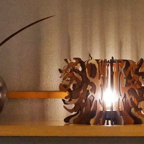 木製フロアランプ 「こもれび」 スタンドライト・テーブルランプ minow