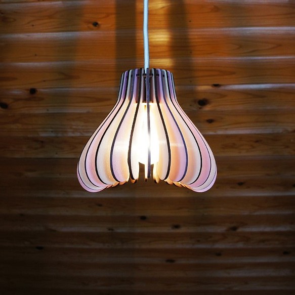 「マッシュ」木製ペンダントライト 照明　インテリア 1枚目の画像