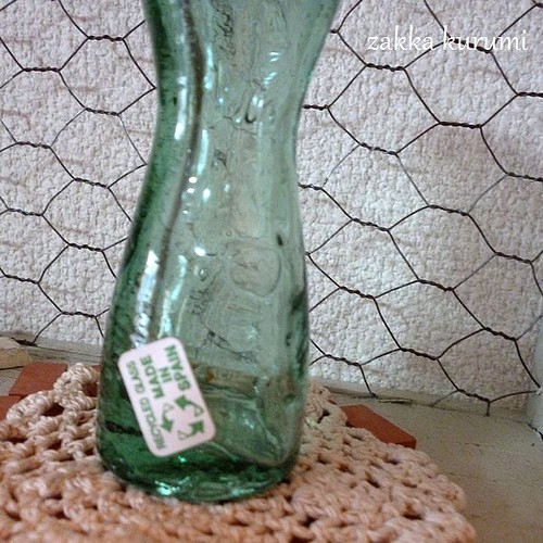 スペイン製リサイクルガラスボトル５個セット 一輪挿し・花瓶・花器 花 