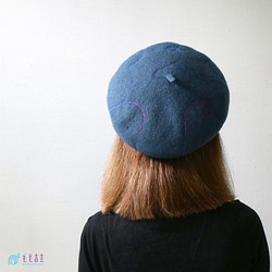 スターダスト-画家の帽子/ベレー帽（ベリー） 1枚目の画像