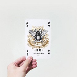 ポーカーシリーズ -  A / Queen Bee  - カード/ポストカード 1枚目の画像