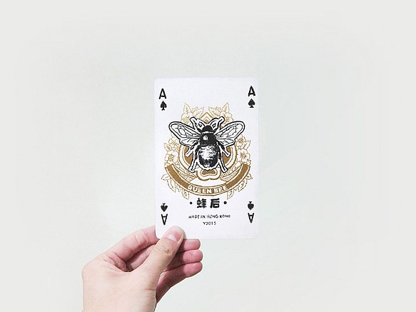 撲克系列 - A/蜂后 - 卡片／明信片 第1張的照片