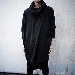 I . A . N Design 黑色版型衣-流浪者 Organic Cotton 第1張的照片