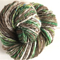 手紡ぎ糸(単糸)50g TT-16 1枚目の画像