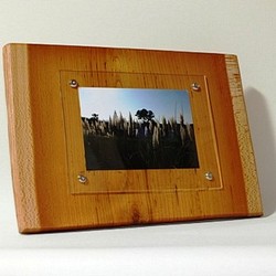 天然無垢板のフォトフレーム　欅の天然木No.18 1枚目の画像