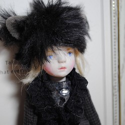小さいお人形〈黒猫〉 1枚目の画像