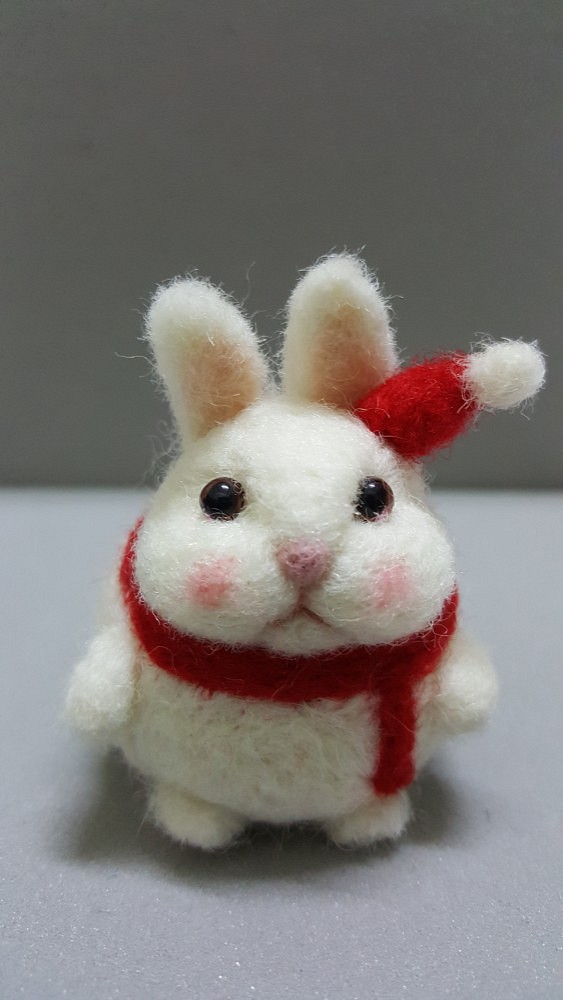 聖誕雪人兔擺飾（期間限定款，12月出貨預購中） 第1張的照片
