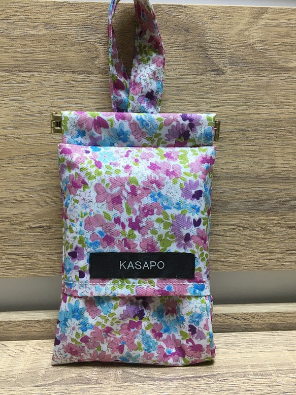 傘カバー（KASAPO） 特殊吸水シート内蔵　特許出願済    flower pink 1枚目の画像