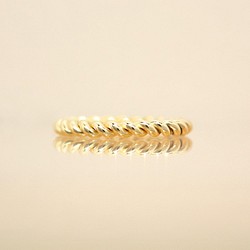 ＊14kgf＊ねじねじ＊ツイスト＊リング＊【金】twisted gold ring / 14kgf 1枚目の画像