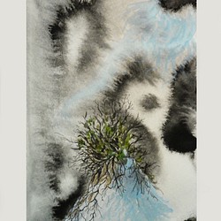 A Study in Ink-Lonely Tree 墨水的研究 孤單樹 第1張的照片