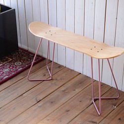 Skateboard stool （Grunge Pink）  / スケートボードスツール（グランジピンク） 1枚目の画像