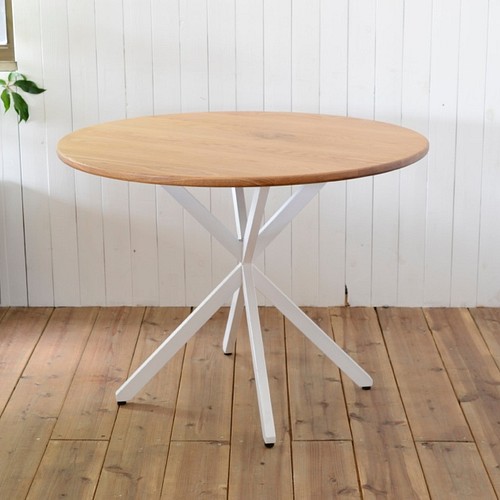 WALNUT ROUND TABLE – Asterisk frame 4025 φ1200（節あり