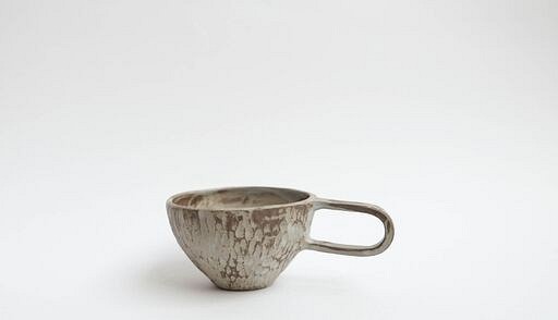 木刻紋長柄咖啡杯 100 ML 第1張的照片