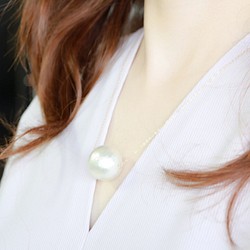 14kgf-Big cotton pearl necklace 第1張的照片