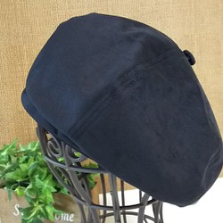 エクセーヌ 人気ベレー帽   定番安定カラー黒色  M 1枚目の画像