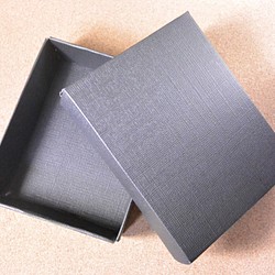 ブラック格子模様 化粧箱(小)×2PCS 1枚目の画像