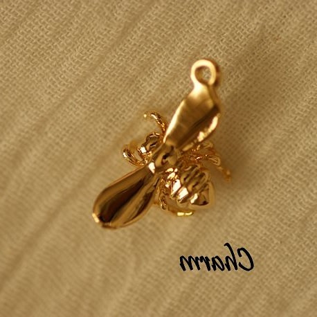 BO102金屬魅力·K14GP金蜜蜂（2）/吊墜金蜜蜂（2P） 第1張的照片