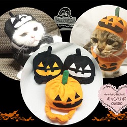 送料無料 猫 帽子 ハロウィン かぼちゃ 帽子 犬 ペット用 リード 首輪 キャンリボ 全商品送料無料 通販 Creema クリーマ ハンドメイド 手作り クラフト作品の販売サイト