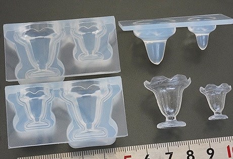 Pafeglass（中/小）樹脂（矽膠型）微型！ 第1張的照片