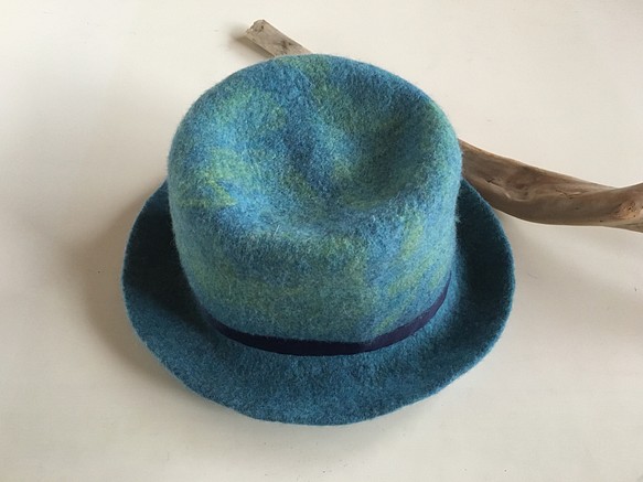 羊毛フェルト 帽子1 1枚目の画像