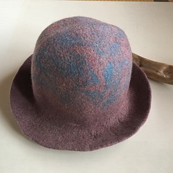 羊毛フェルト 帽子5 1枚目の画像