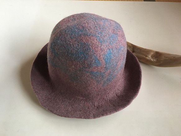 羊毛フェルト 帽子5 1枚目の画像