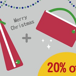 [預購]【缺一不可聖誕優惠組】皮革拉鍊萬用包 + 聖誕樹餐具袋 第1張的照片