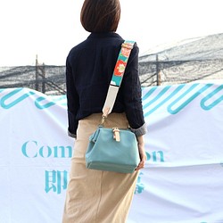#24 mini醫生包 多彩色款 - 斜揹包 / 日本帆布 / 口金包 第1張的照片