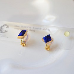 bijou夾式耳環（藍寶石color） 第1張的照片