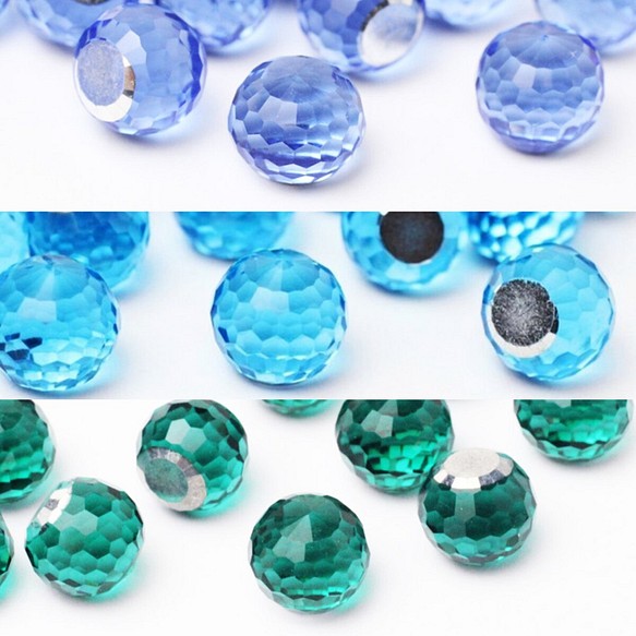 Sale 24個 約8mm3色 ミラーボールガラスパーツ 金具 チェーン Neo Beads Shinra 通販 Creema クリーマ ハンドメイド 手作り クラフト作品の販売サイト
