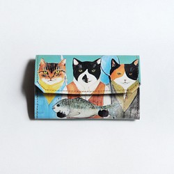 1983ER小紙包 卡片夾 零錢包-動物系列貓咪好朋友 第1張的照片