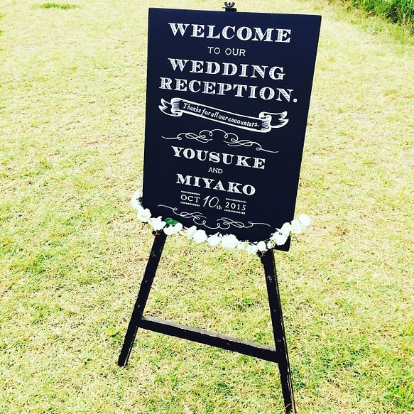 【セミオーダー】wedding ♡ welcome board