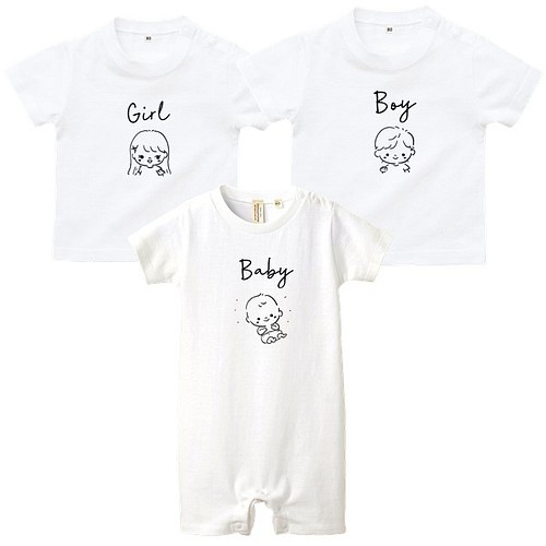 ｂａｂｙイラストｔシャツ リンクコーデ マタニティフォトにも 子供服 Hand Made Print Shop 通販 Creema クリーマ ハンドメイド 手作り クラフト作品の販売サイト