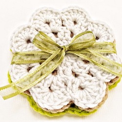 森林系花語毛線杯墊 (Crochet Coasters - Forest) 第1張的照片