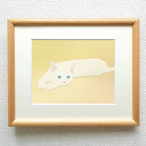 白猫 かわいい企み イラスト Yossy 通販 Creema クリーマ ハンドメイド 手作り クラフト作品の販売サイト