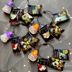 Helloween sweets packaged charms(ミンツケース:ジャックランタン) 1枚目の画像
