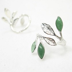 READ READ Dazzling▸生きて纯純純銀製リングDongling Jade指輪925純銀製手作り 1枚目の画像