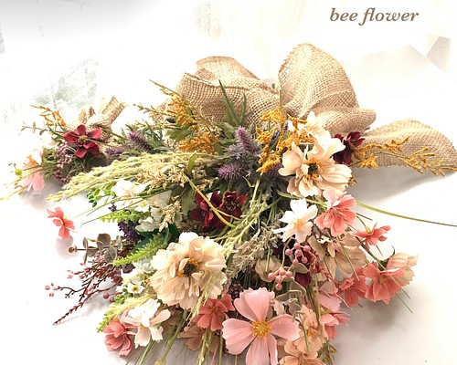 秋桜のシャンペトルブーケ〜champetre bouquet〜 ブーケ bee flower