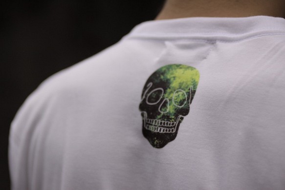 【送料無料】【Photo Skull】プリントTシャツ【森林】 1枚目の画像