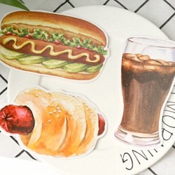 ハンバーガー　ファストフード　ホットドック　海外製ポストカード　３０枚　おすそ分けファイルにも 1枚目の画像