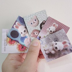 羊毛氈小卡 卡片 一套10入 每款各二張 第1張的照片