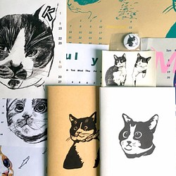 猫の顔 - （5）ポスターを含むPDAの組み合わせ 1枚目の画像