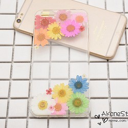 花物語/Flower Case/押し花ケース/永遠に花咲くように…　【iphone&xperia対応】 1枚目の画像