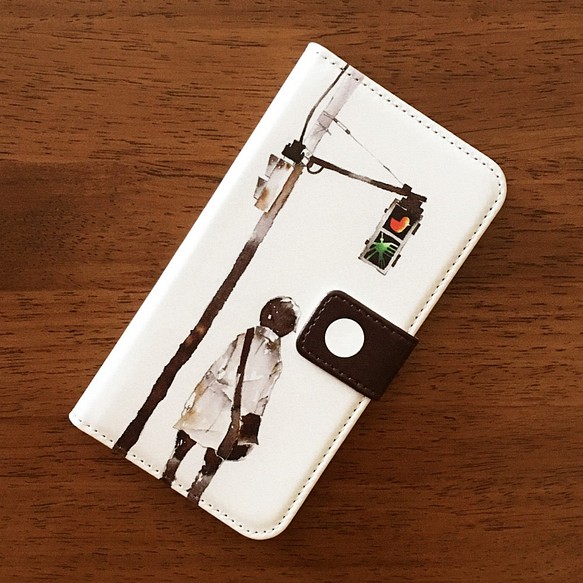 【iPhone7/8/SE(第二世代)】手帳型ケース 道しるべ 1枚目の画像