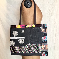 手提袋/復古花卉手提袋■TF-335 第1張的照片