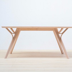 Y1 テーブル 160cm - メープルハンドメイドシリーズ【受注生産】 1枚目の画像