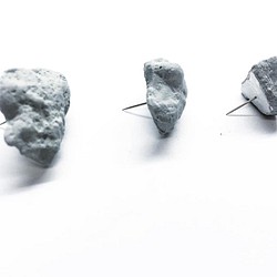 水泥小隕石圖釘/手工/一盒六顆/獨一無二 第1張的照片