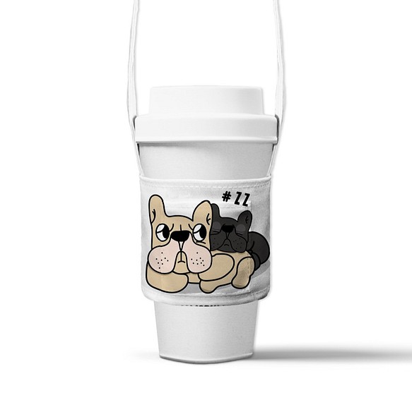 Mom&bulldog法鬥日常-#ZZ飲料杯袋環保袋/減塑新生活運動 飲料杯袋環保袋 第1張的照片