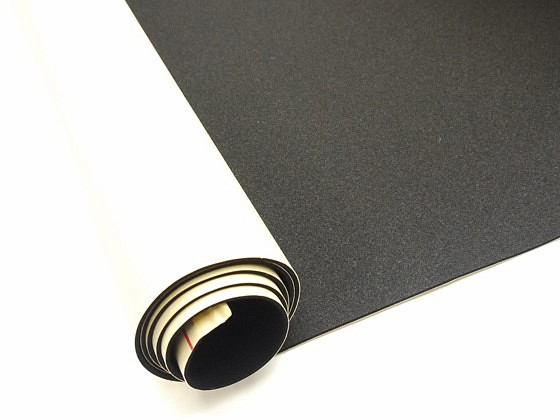 EG2014 [Cut-off]帶硬橡膠海綿厚度33×100cm黑色1.5mm厚度1卷 第1張的照片