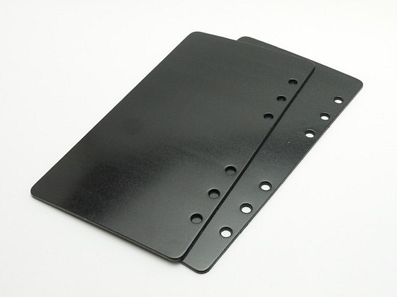 PS028系統活頁夾墊聖經尺寸厚度18×10cm黑色2.0mm 2件 第1張的照片